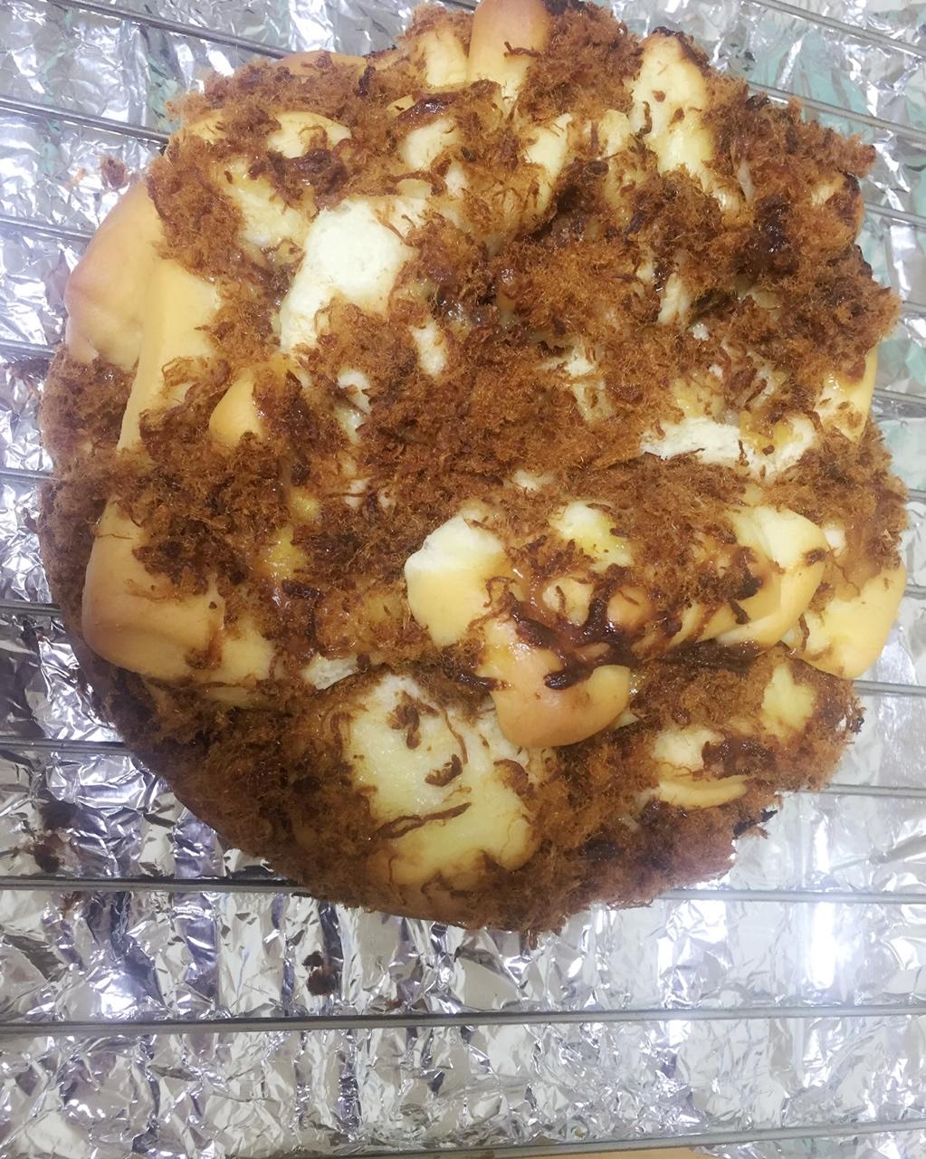 肉松手撕面包—超软会爆浆的面包哟