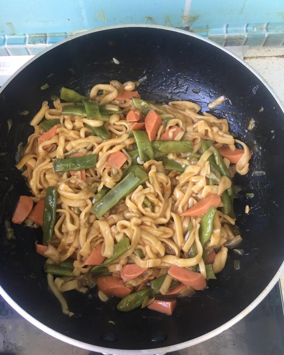 豆角焖面