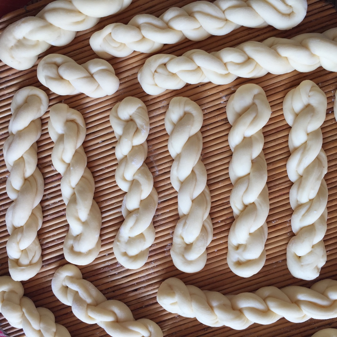 一路有你做的奶香大麻花