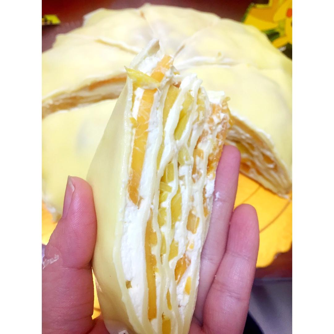 芒果千层蛋糕，100%成功告别煎皮无能