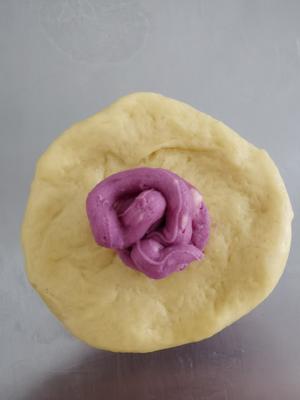 口感一流的紫薯奶酪华夫饼的做法 步骤6