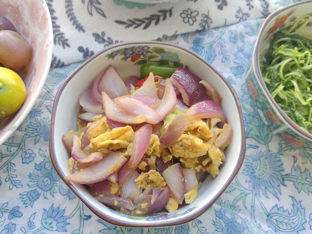 洋葱炒鸡蛋