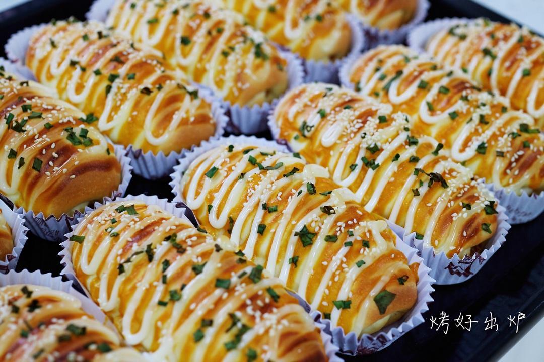 葱香芝士面包（一次性发酵）