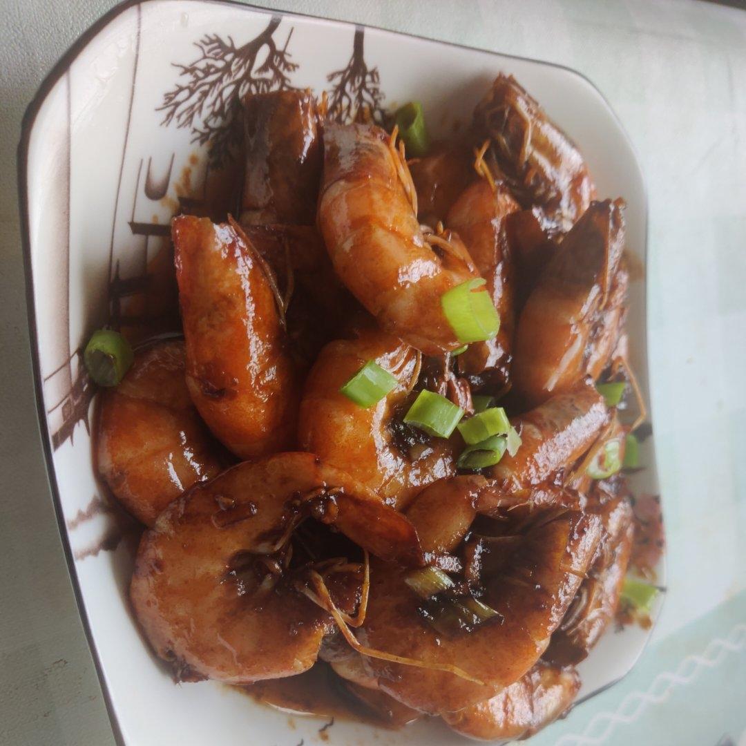 家庭版油焖大虾