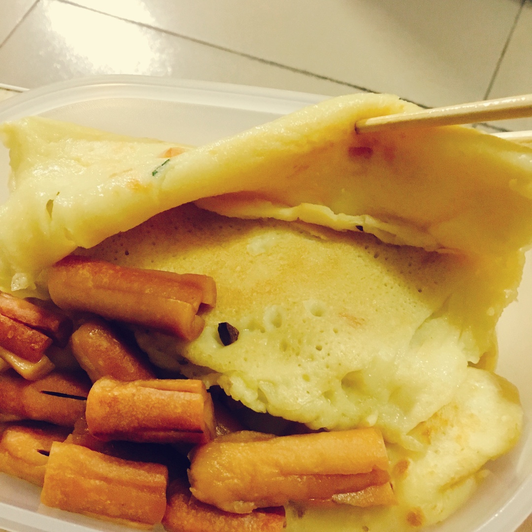 葱花鸡蛋饼