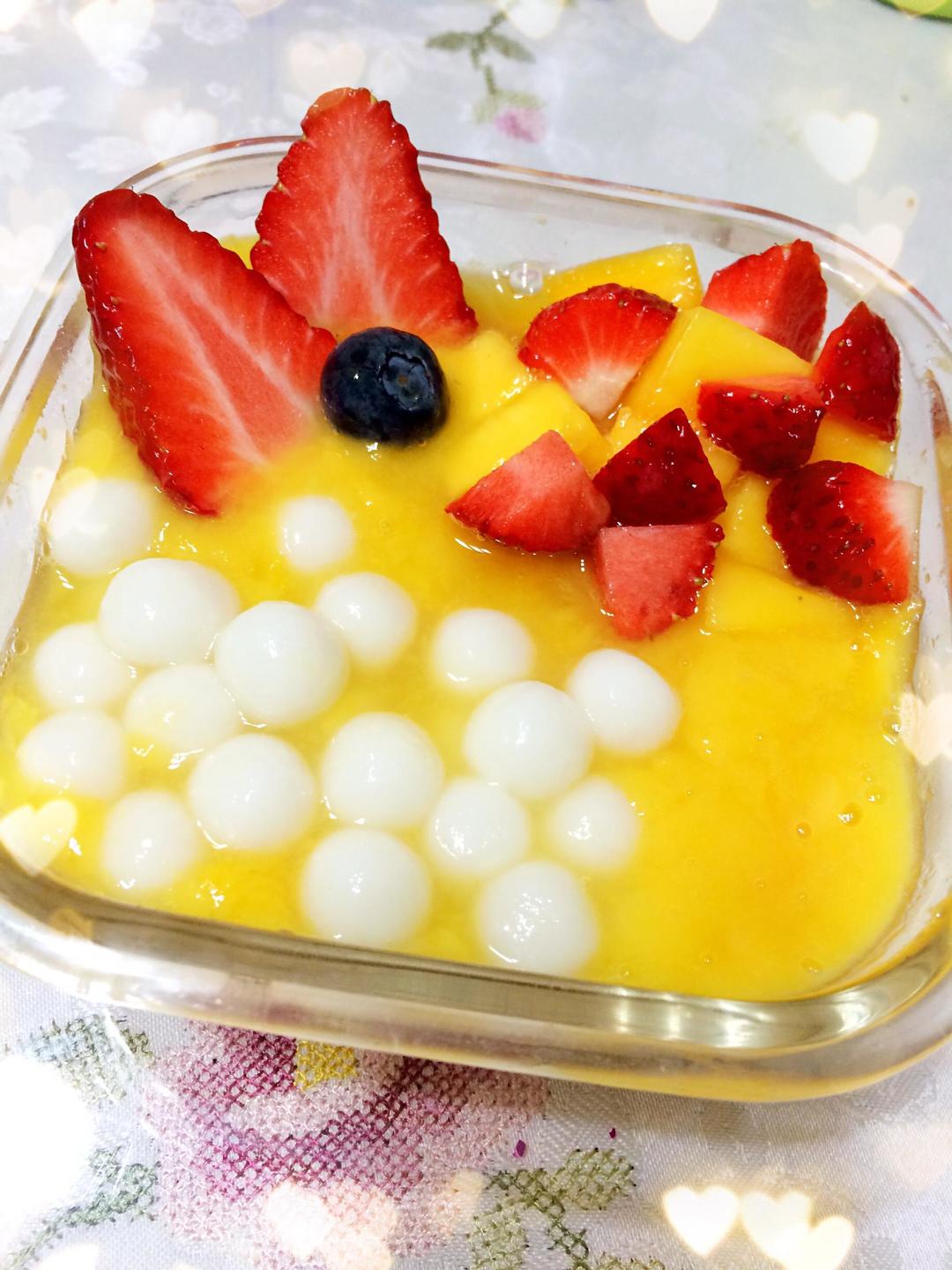 芒果益菌多水果捞的做法 步骤3