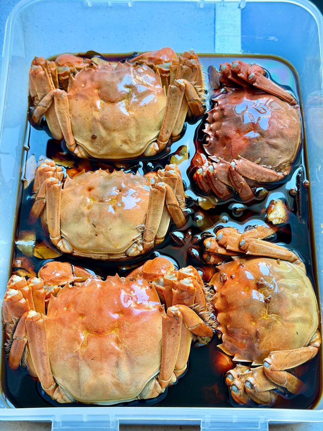 🦀️螃蟹中的爱马仕，秋天的专属味道，花雕桂花熟醉蟹，换一种方式吃大闸蟹🦀️