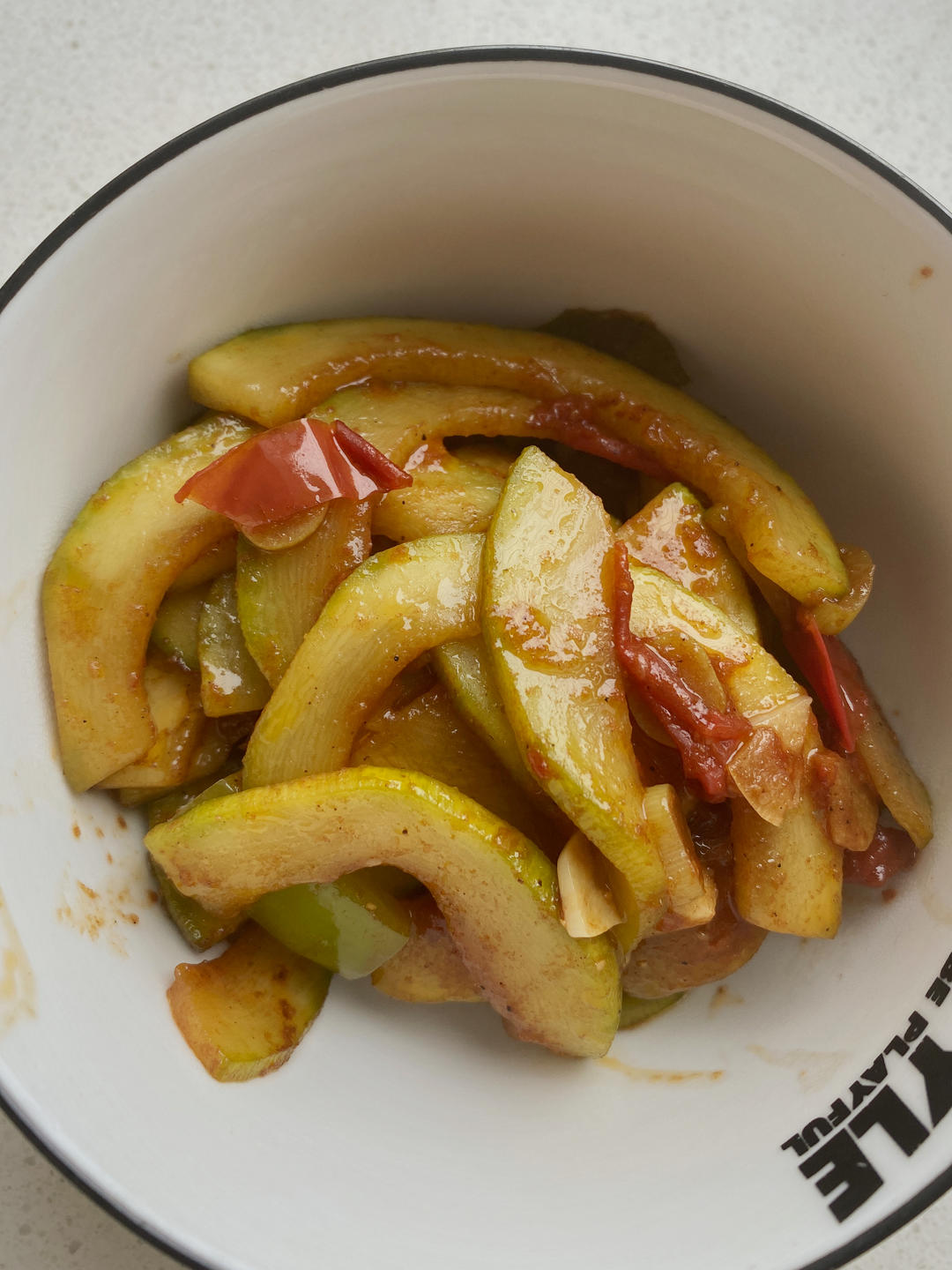 西红柿炒西葫芦