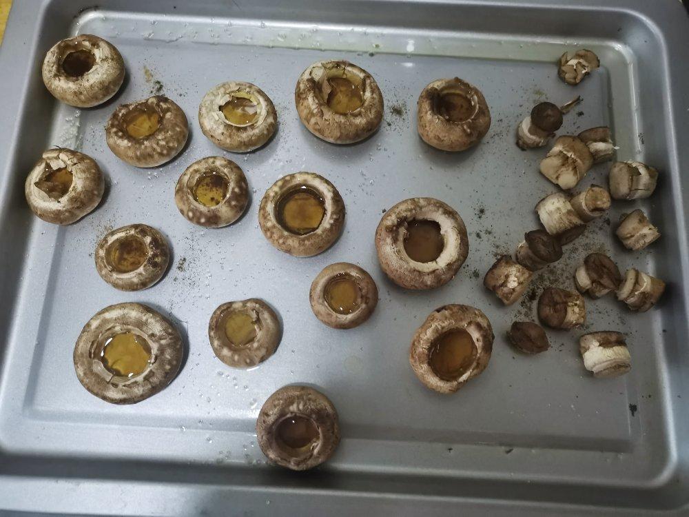 烤蘑菇✨无油健康又鲜脆の烤箱菜