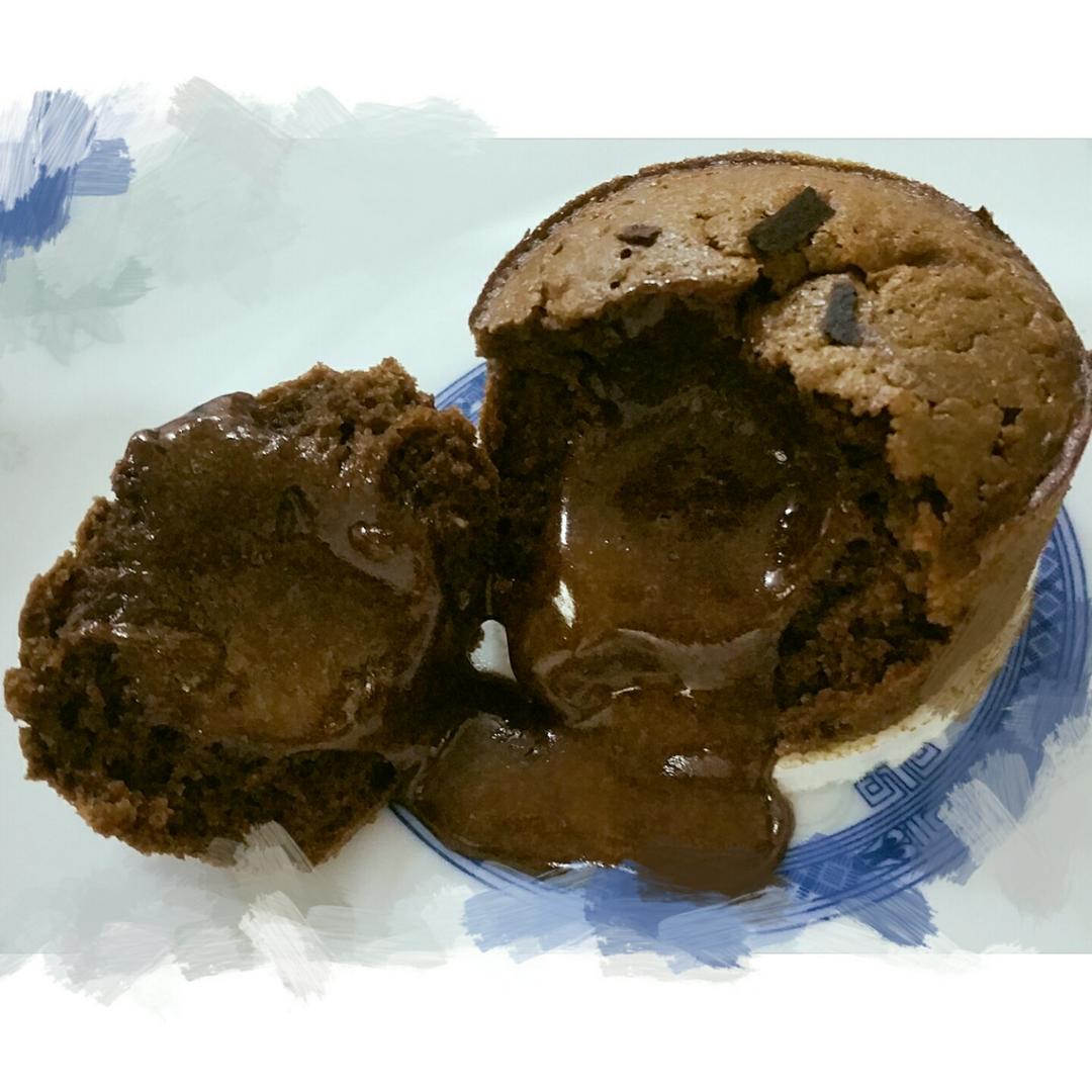 巧克力熔岩蛋糕(全图文超简单)