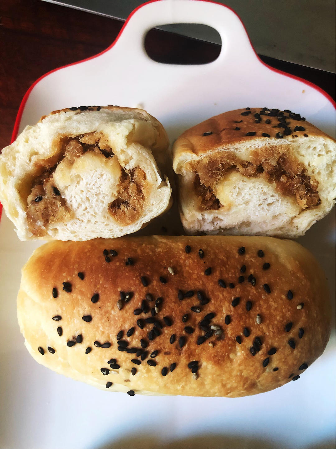 超好吃的肉松面包