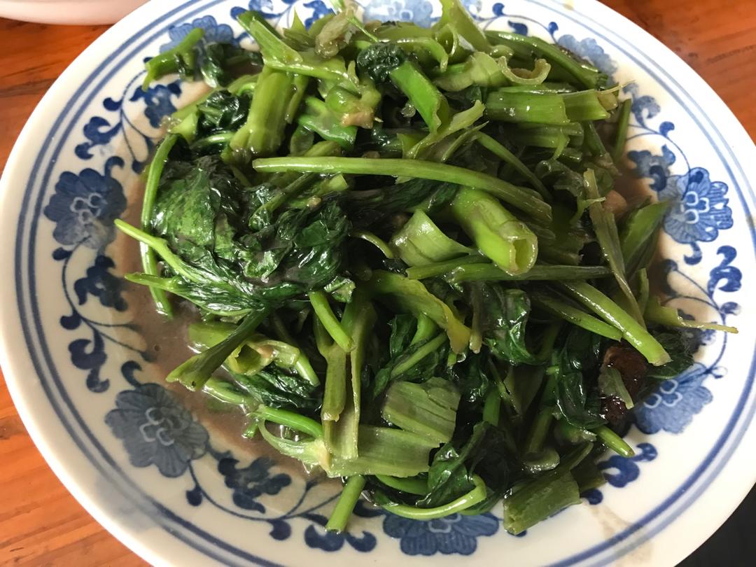 【曼食慢语】虾酱空心菜