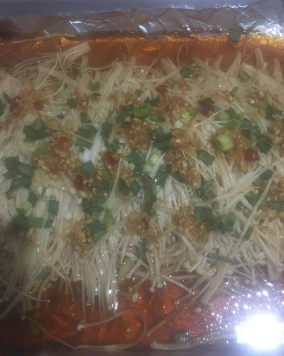 蒜蓉烤金针菇（烤箱版）