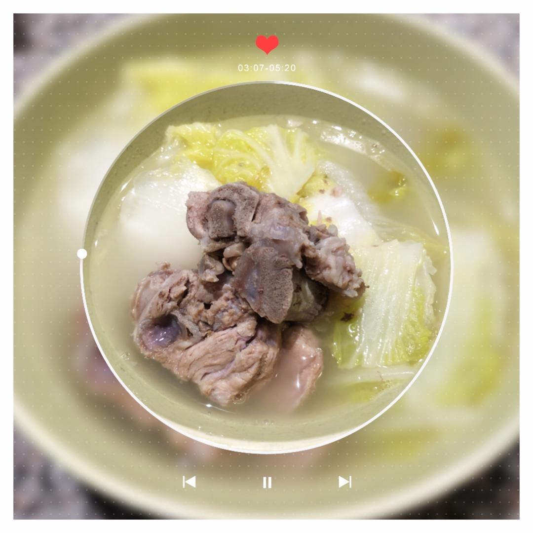 白菜排骨汤
