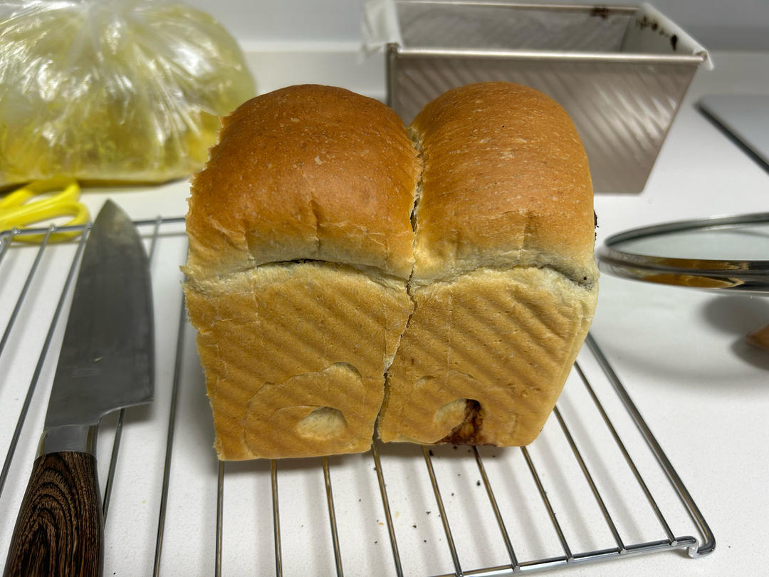 夺命软吐司(๑´ڡ`๑)超软拉丝极速方便的一次发酵吐司