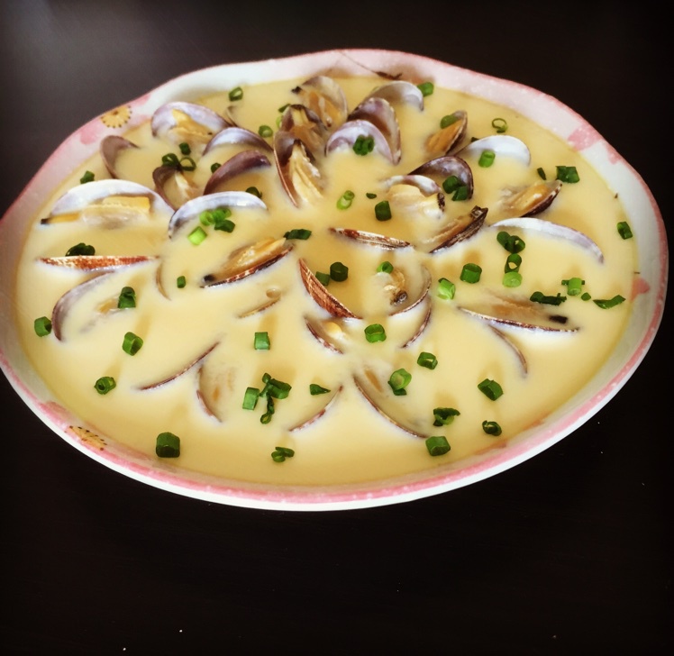 车螺蒸蛋(宝贝最喜欢吃的菜之一)