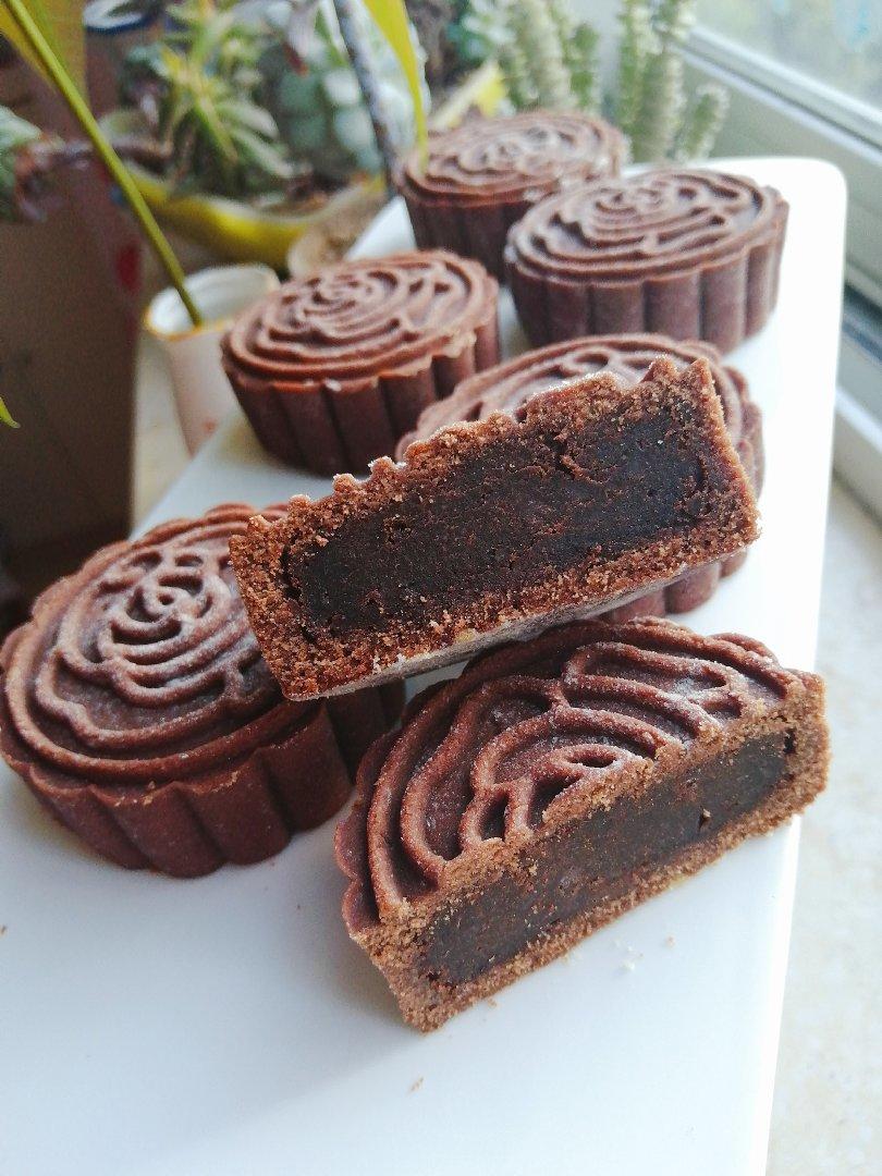 辰辰妈8665做的巧克力月饼