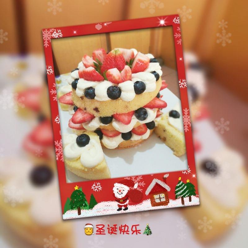 【零失败】不会裱花没关系的水果裸蛋糕 芒果裸蛋糕 完美戚风胚