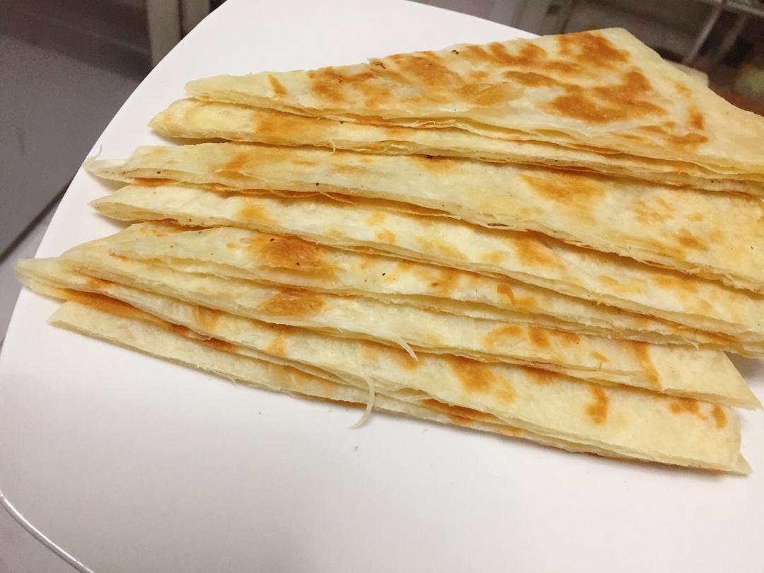 层次分明薄如蝉翼的家常基础烙饼