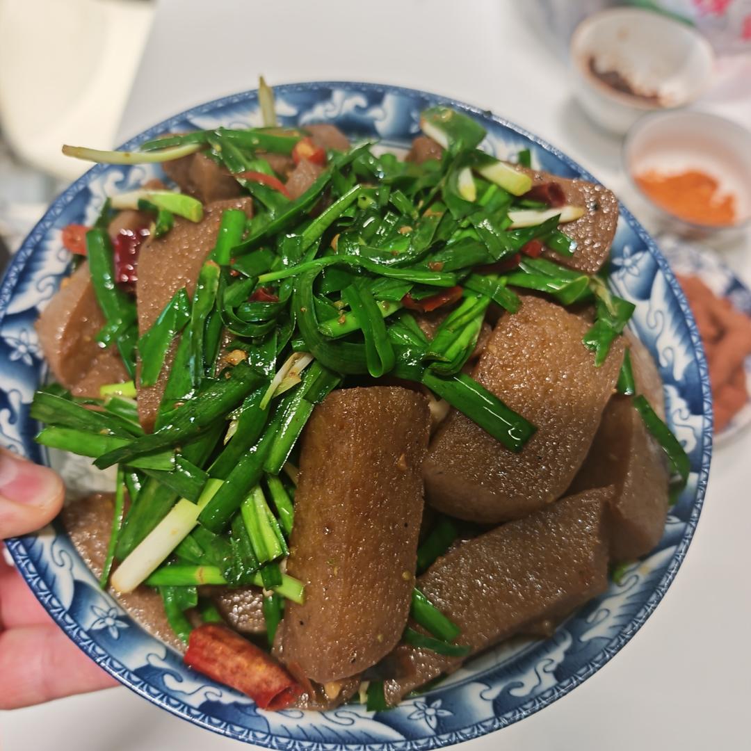 云南家常炒魔芋豆腐