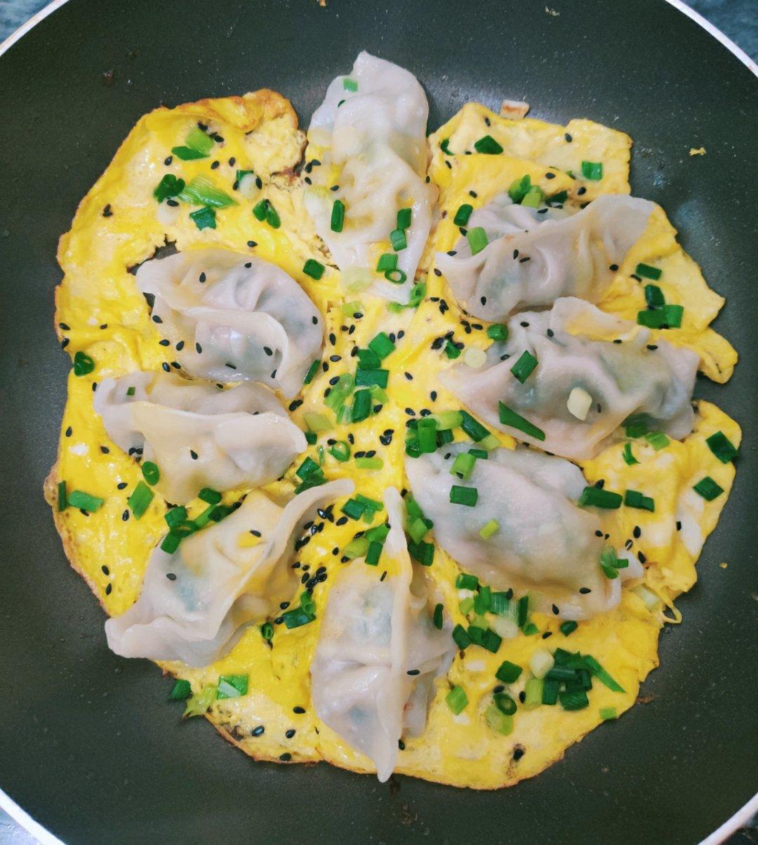 懒人快手抱蛋煎饺