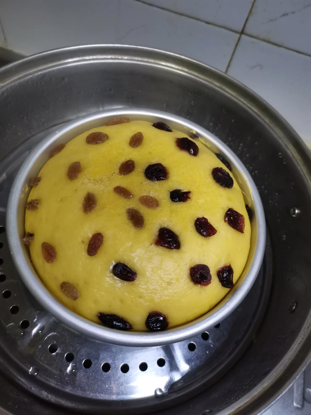 南瓜发糕 Steamed Pumpkin Cake