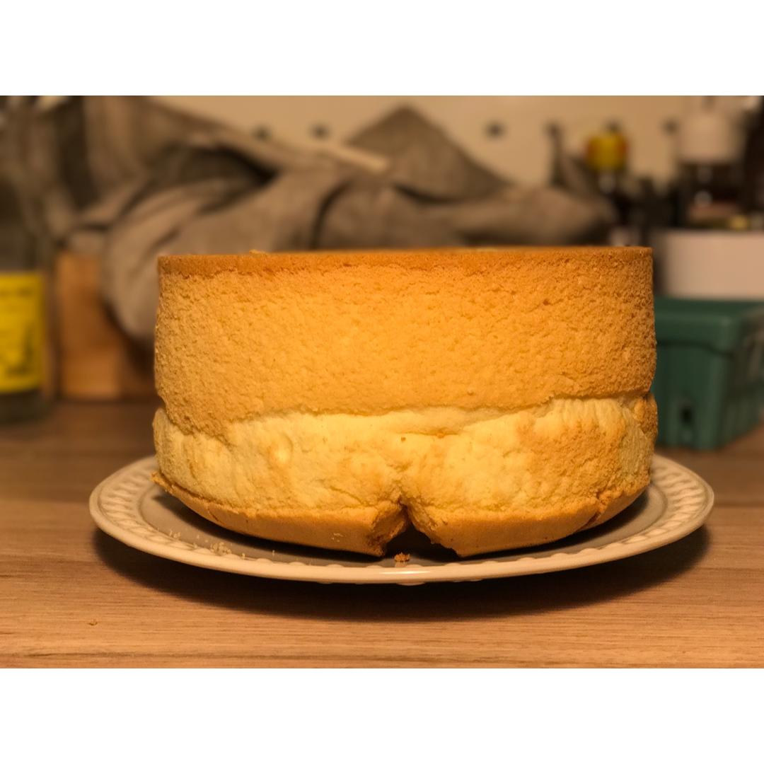 经典戚风——拜拜蛋糕（中空、圆模均可）