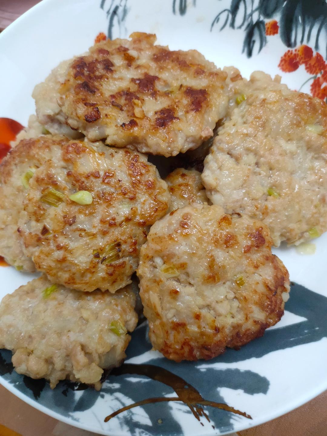香脆莲藕肉饼