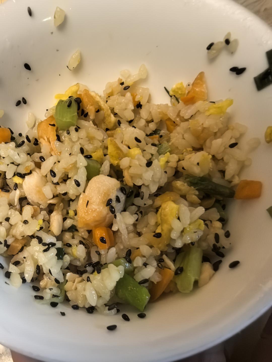 三文鱼炒饭