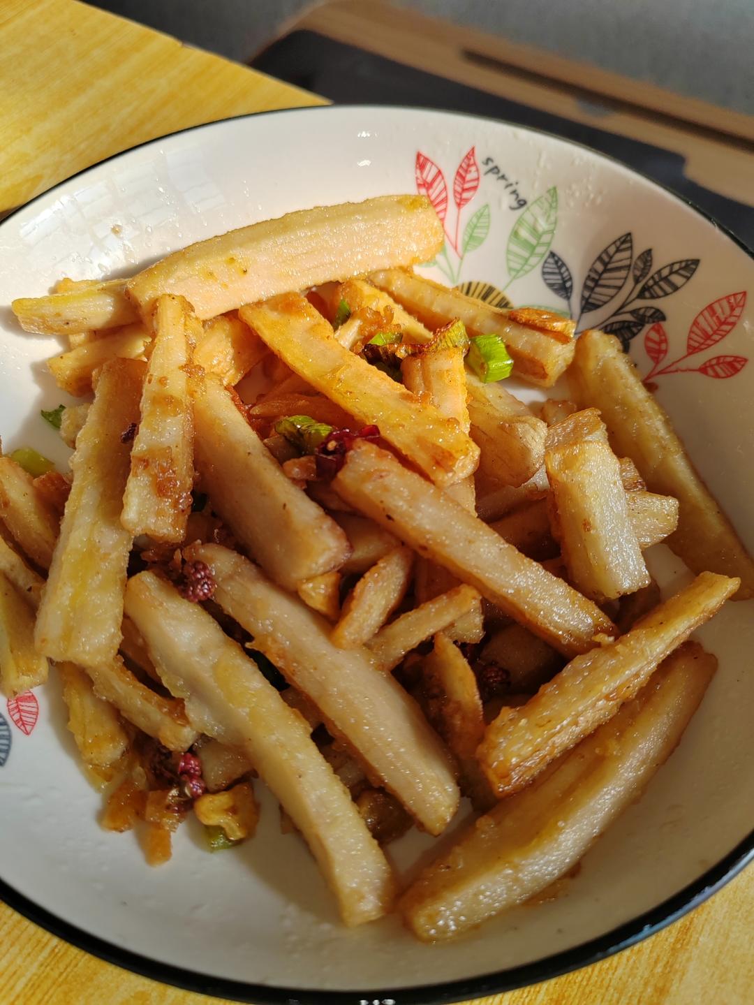 可以当零食吃的干煸藕丝