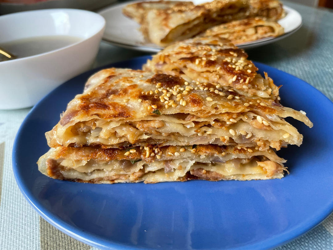 超好吃的老北京千层肉饼