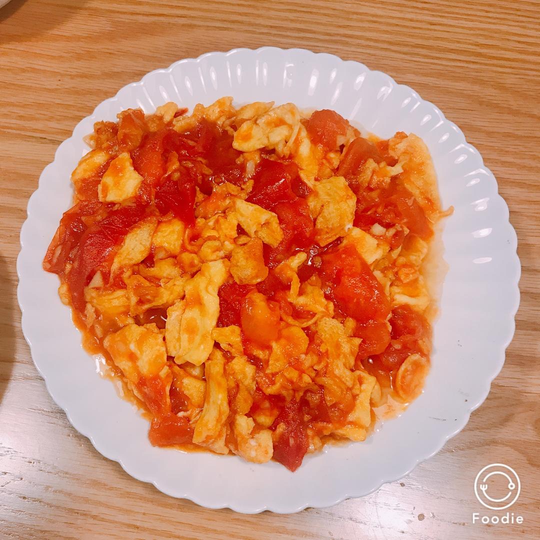 赛螃蟹炒番茄【The national Chinese food】