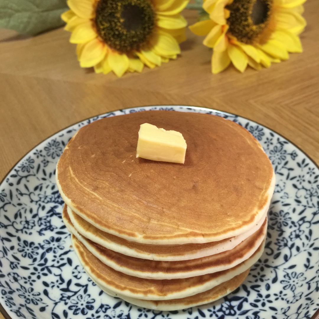 超级简单pancake【无黄油健康版】