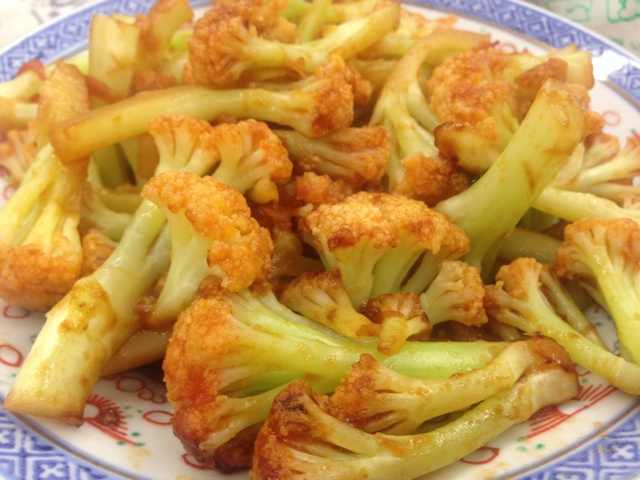 西红柿炒菜花