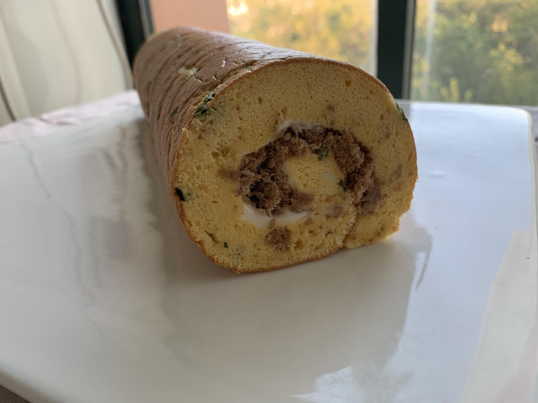 怎么卷都不裂的肉松蛋糕卷