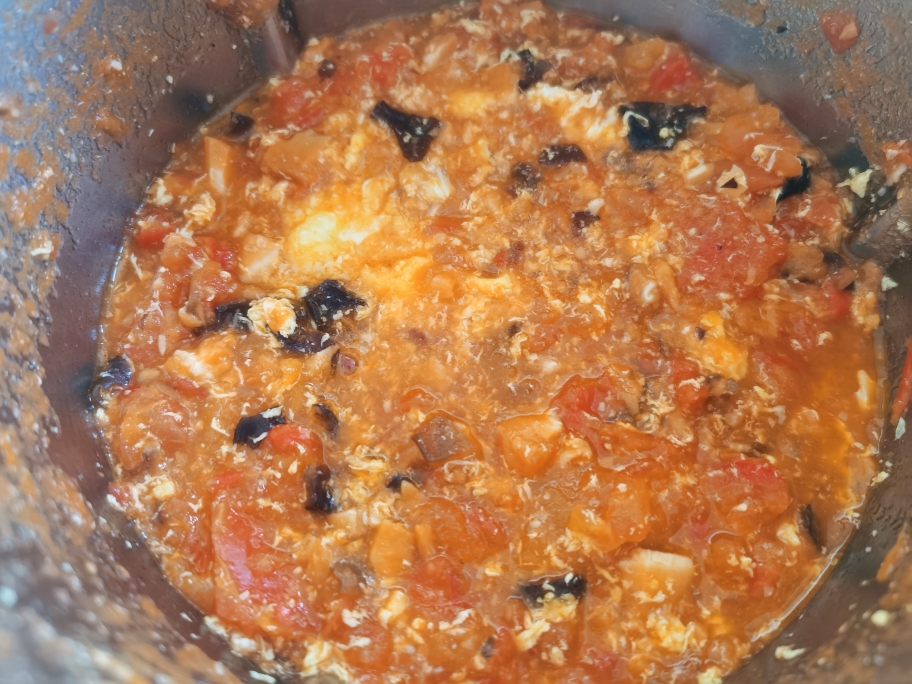 番茄三鲜打卤面～无水小美版的做法 步骤4