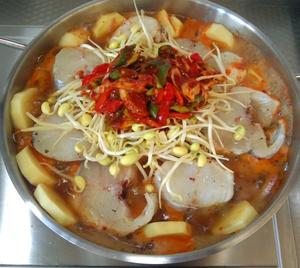 费米饭的韩式【辣炖明太鱼】土豆软糯汤汁浓稠的做法 步骤8