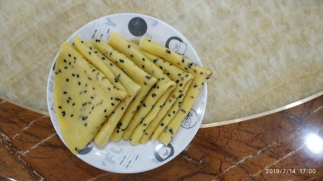 芝麻鸡蛋饼  宝宝辅食食谱