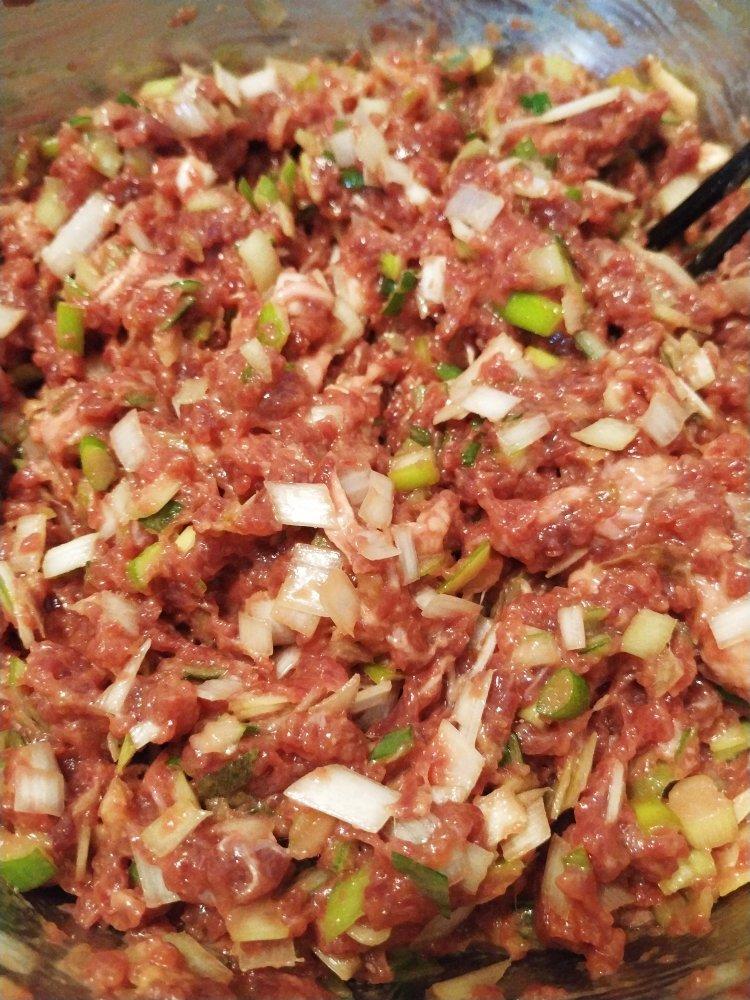 fun2013做的大葱牛肉饺子馅,包子馅