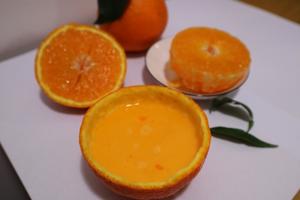 橙子蒸蛋（超级无敌简单，适合刷亮朋友圈儿）的做法 步骤3