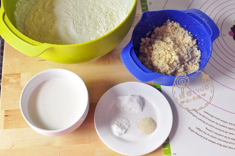 纯奶手撕吐司的做法 步骤1