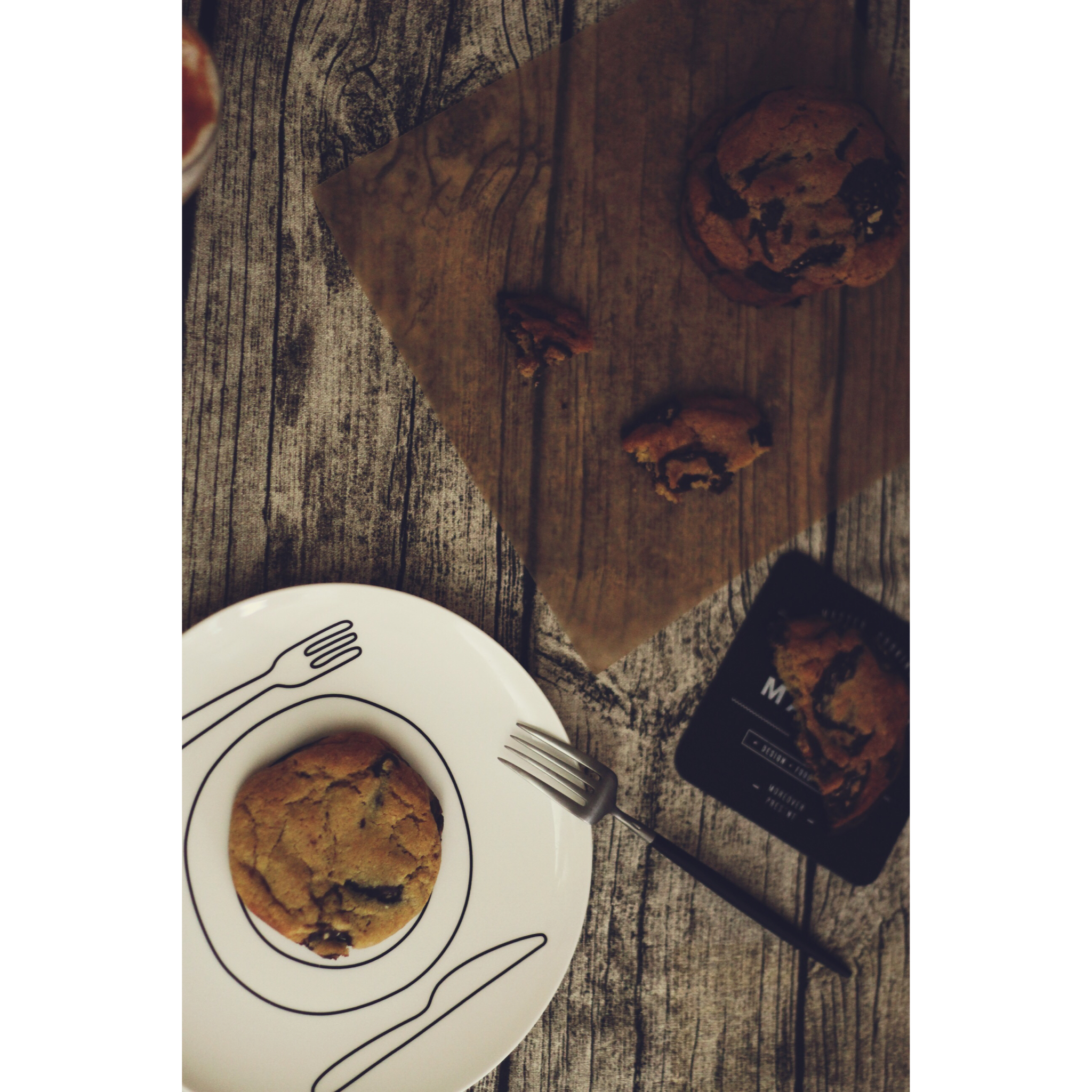 香草海盐巧克力大曲奇