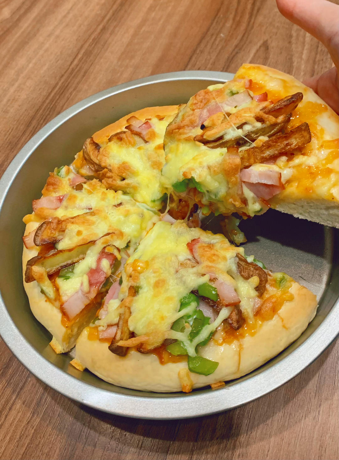 土豆培根披萨的做法