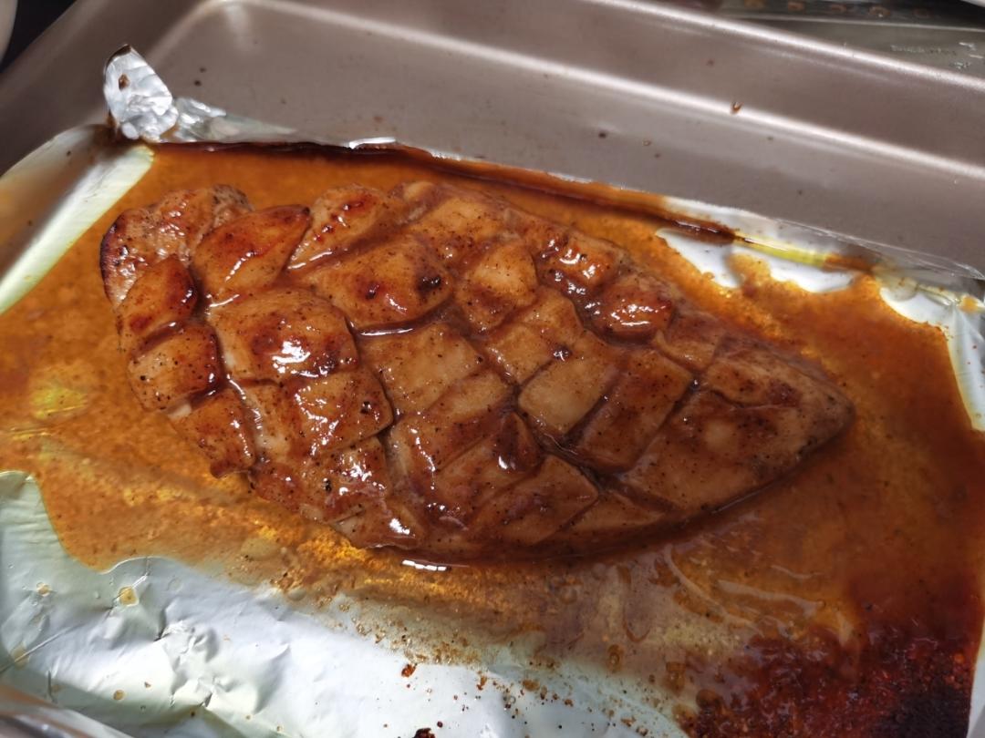 无油香烤鸡胸肉