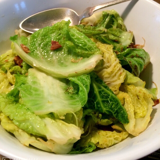 培根手撕包菜