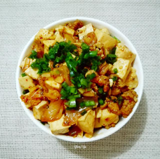 泡菜肉末豆腐