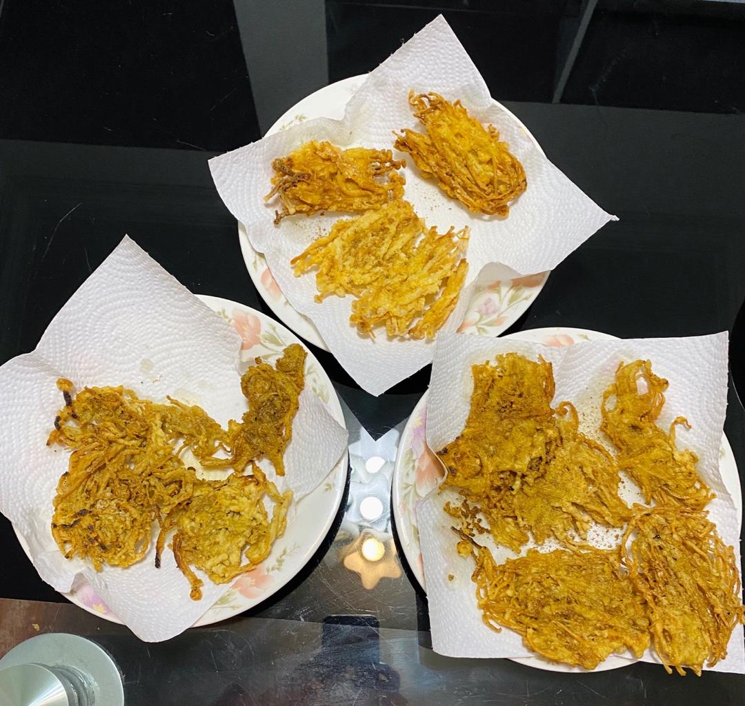 油炸椒盐金针菇