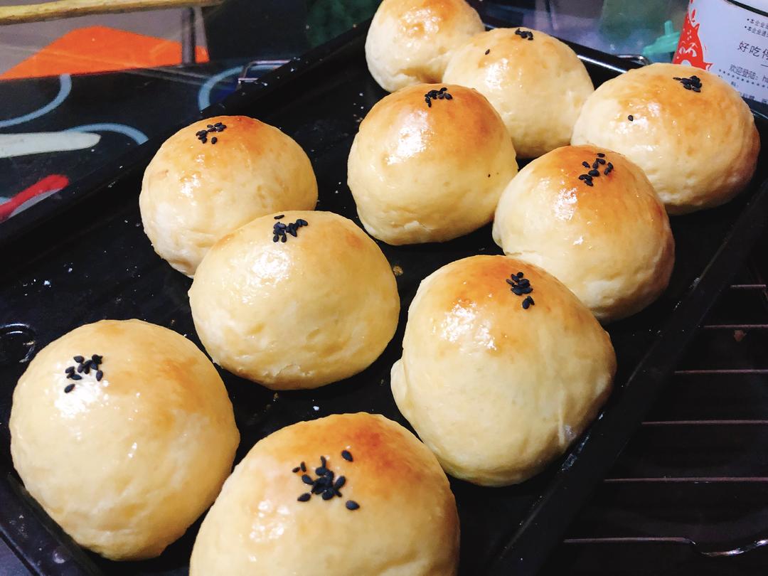 免揉豆沙小面包