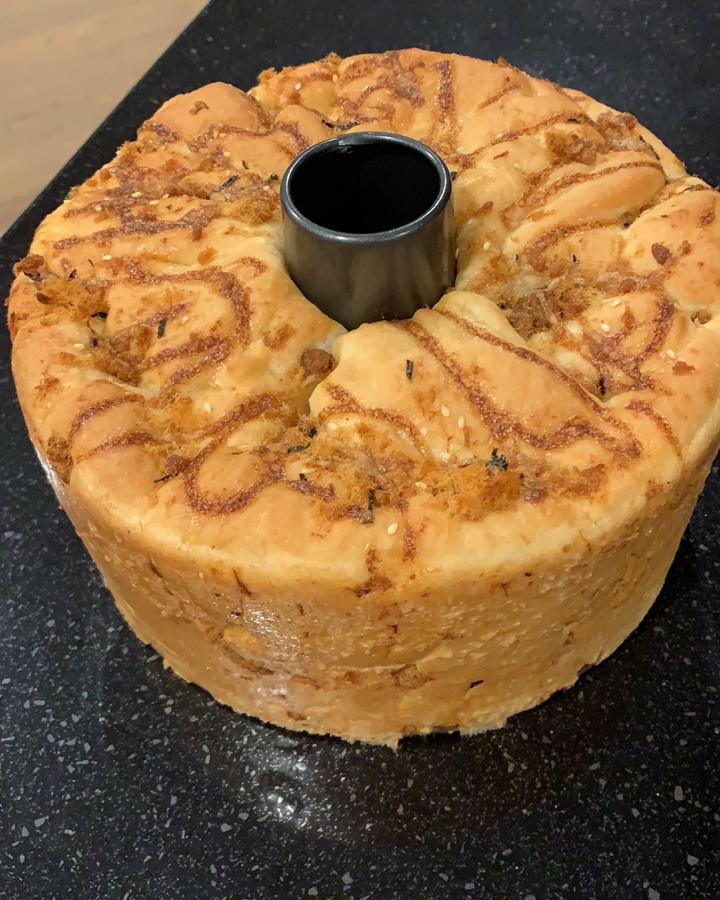 肉松手撕面包—超软会爆浆的面包哟
