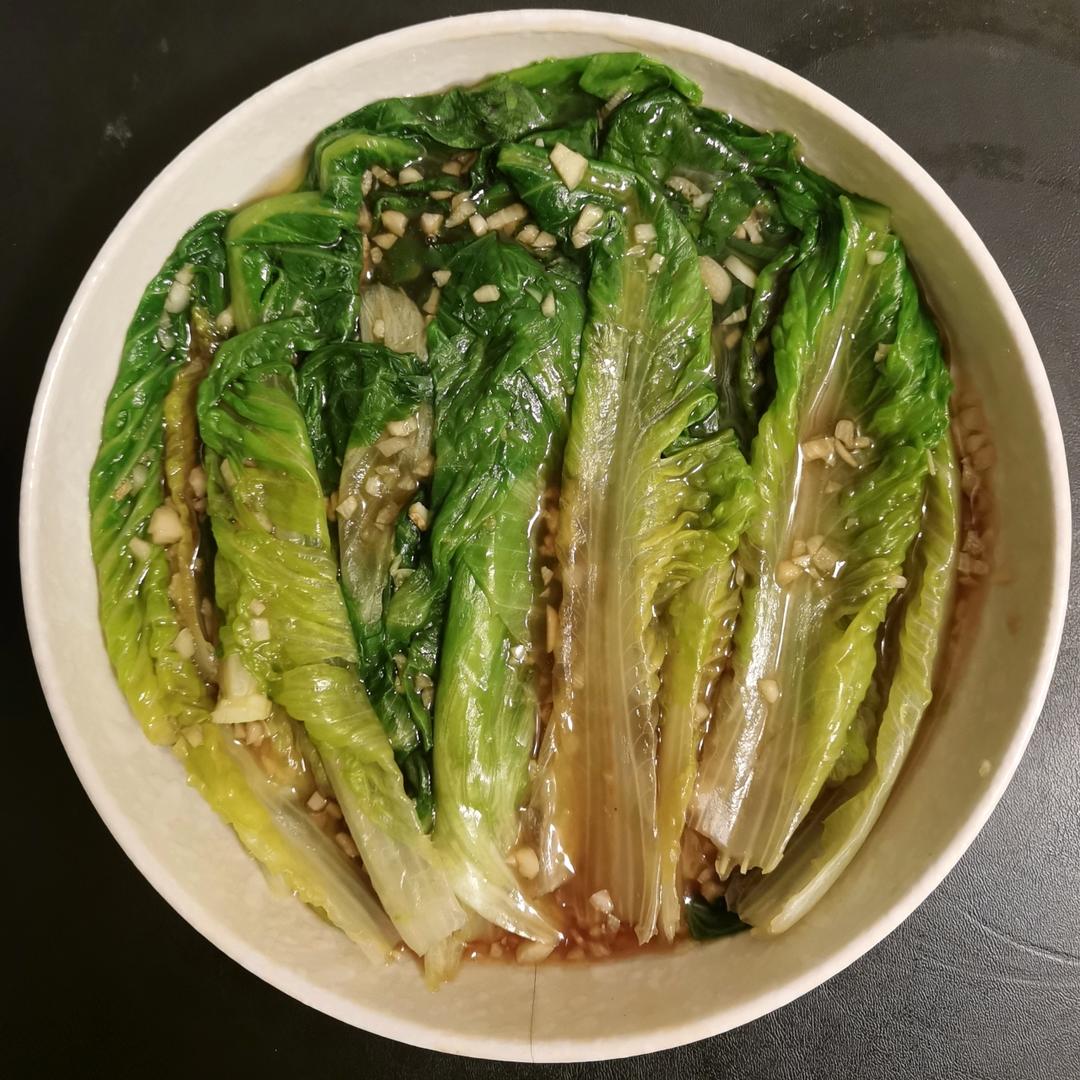 厨师长教你：“蚝油生菜”的家常做法，爽脆鲜嫩，简单易做